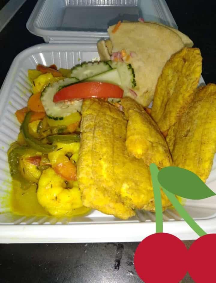 Fried Green Plantain