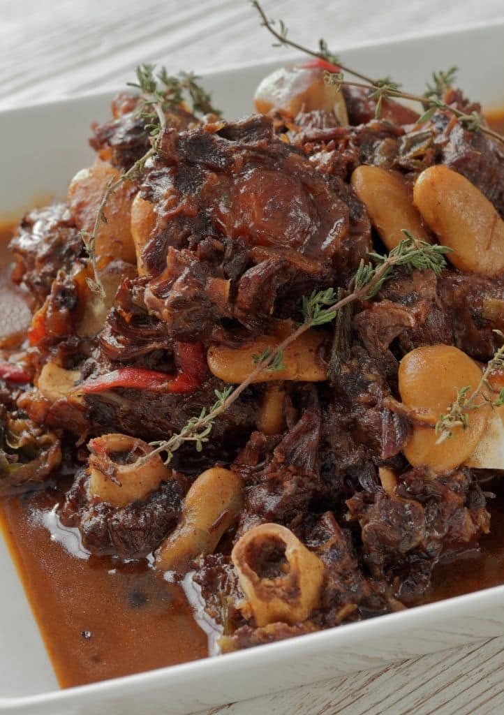 Oxtail with Butter Beans