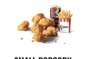 Small Popcorn Chicken Combo