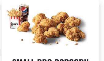 Small BBQ Popcorn Combo